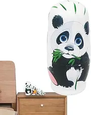 Imtrub Animal Nesting Dolls | Black and White Panda Stacking Russian Dolls,Handcrafted 6-Piece Set, Home Decor for Desktop Bookshelf Kids Boys & Girls