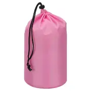 Stuff Sack, 6 x 13 Inch Waterproof Outdoor Storage Sack Drawstring Pink