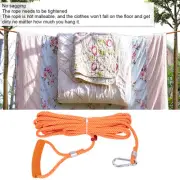 (10M Orange)32.8ft PunchFree Rope Windproof NonSlip Clothes Quilt Hanging D Dp
