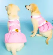 Doggy Parton Size Medium Pink Cowgirl Collared Dress NEW
