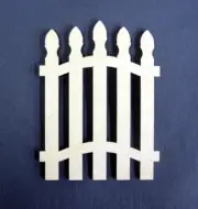 1:12 Scale Dollhouse Miniature Picket Gate