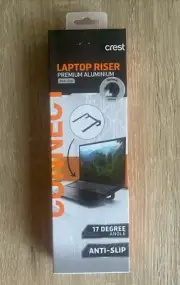 CREST Laptop Riser Desktop Tablet Stand Portable Notebook Ergonomic Holder NEW