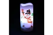 Candle Shape LED Ceiling Projector Light Decor Xmas Ornaments Festival Lamp