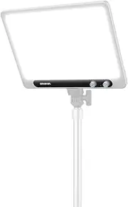amaran Verge Bi-Color Desk Key Light, 2700K-6500K Soft Edge LED Panel, CRI 96, Front Controller & USB-C Power Supply, Ideal for Streaming, Video Calls & Content Creation - White