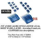 ANDIS AG BG UNIVERSAL Clip Guard Guide Blade COMB*Fit Oster A5,Wahl KM Clippers