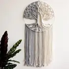 Tree of Life Macrame Wall Hanging Handmade Woven Tapestry Boho Chic Art Decor
