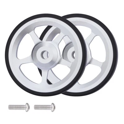 Premium Easy Wheels for Brompton Folding Bike Aluminum Alloy Rack Mount