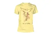 Nirvana Mens In Utero Printed Cotton T-Shirt (Yellow) - UTPH3814