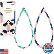 Chew Necklaces for Sensory Kids and Adults, Chewy Necklace Sensory Toys for N
