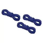 3pcs Archery D Loop Rope 10 FT, Bow String Release Nock Wire Nocking Loop, Blue