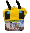 MINECRAFT BEE 22" x 51" Hooded 100% Cotton Towel #RI10-Q3