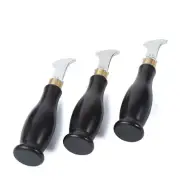 Leather Edge Beveler Creaser Steel Blade Ebony Marking Vintage Leather Tool F