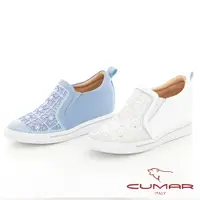 在飛比找蝦皮商城優惠-【CUMAR】鏤空窗花感內增高懶人休閒鞋724-103