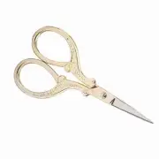 Cross Stitch Antique Sewing Shears Embroidery Small Scissor Tool(Gold)