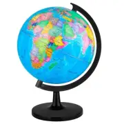 10'' World Globe for Kids Learning, DIY Assemble Educational Rotating World M...