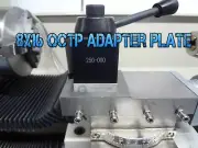 8x16 lathe quick change tool post adapter plate for china chinese mini lathe