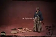 Atoncustom 1/12 Rurouni Himura Kenshin 6" Action Figure Toy Blue Special Edition