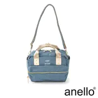 在飛比找博客來優惠-anello ATELIER 輕巧質感素雅休閒斜背包 淺牛仔