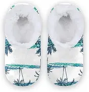 [Caihoyu] Kids Girls Boys Closed Back House Slippers Fuzzy Fleece Non-Slip Spa Slippers House Shoes Indoor Outdoor Winter Bedroom
