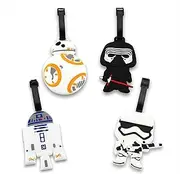 [T-Juan MM] 4 Pack Cute Silicone Luggage Tags, Bag Tag Travel ID Labels Tag for Baggage Suitcases Bags