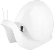 SustVita Soap Liquid Dispenser Snail Shape for Kitchen and Bathroom, Cute Hand Lotion Pump Container (White)