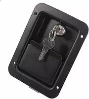 1pc Large Paddle Handle Lock Latch Black Powdercoated Caravan Ute Truck Toolbox