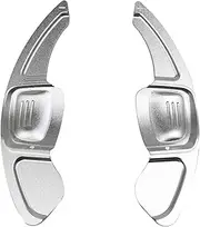 Steering Wheel Paddle Shifter Extension for VW MK2 Variant, Aluminum Alloy Car Steering Wheel Shift Paddles Shifter Extension Silver