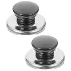 2pcs Teapot Flute Lid Handle Teapot Whistle Replacement Lid Knob for Kitchen