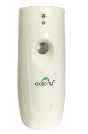 Dolphy Automatic Aerosol Dispenser - Wall-Mountable Air Freshener with Light Sensor, Day/Night/24Hr Modes, Battery Operated for Hotels, Offices, Restaurants & Public Spaces