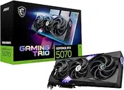 MSI NVIDIA GeForce RTX 5070 Gaming Trio OC 12GB GDDR7 Graphics Card PCIE 5.0-2.5 Slot - 1x 16 Pin Power - Minimum 650W PSU [GeForce RTX 5070 12G Gaming Trio OC]