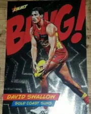 2021 Select Footy Stars BANG! Gold Coast BC70 DAVID SWALLOW #102 Of 210