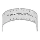 Eyebrow Stencil Ruler Accurate Eyebrow Template Measuring Ruler Reusable DIY HG5