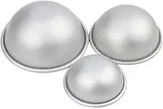 CIMAXIC 3pcs Baking Mold Tube Cake Pan Cupcake Pans Small Cake Mold Mini Cake Pans Loaf Non-stick Cake Pan Tins Mini Cake Molds Giant Cupcake Mold Muffin Heart Shaped Cake Pan Silver