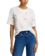 Driftwood Daisy Embroidered Tee