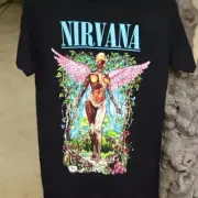 Nirvana Graphic In Utero Floral Tshirt