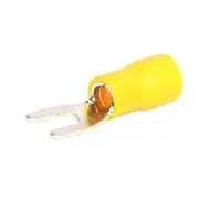 Aerpro 3.7Mm Fork Terminal Yellow - 100 Pieces, APF6Y