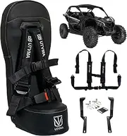 UTVMA Bump Seat for Can Am X3 - Easy Install | UTV Jump Seat | Bump Seat for Kids - Harness & All Mounting Hardware Included, Front or Rear Use | All Models of X3