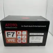 Atoto F7G2A7WE Black Navigation Entertainment In Dash Car Stereo System