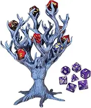 Dice Holder Tree Goddess, Tree Goddess Dice Tray, 3D Printed Dice Tower, Portable Dice Display with Goddess Theme (C#)