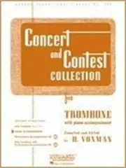 Concert And Contest Collection, Trombone - Piano Accompaniment, Trombone -