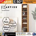 Bookshelf 7 Tiers Display Book Cube Shelves CD DVD Storage MILO Pine Shelf