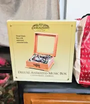 Gold Ablr Collection Delux Animated Music Box