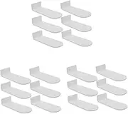 Ciieeo Sets Elegant Acrylic Shoe Rack Floating Display Space-Saving Storage for Sneakers Bedroom Friendly Pcs