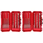 Milwaukee Masonry Drill Bits 2-Cutter Carbide Hammer Drill Bit Set (16-Piece)