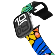 Apple Watch Series 10 (42mm) Impact Band Abstract Animal Skin Pattern Colorful Shapes