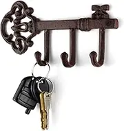 Wall Mounted Rustic Key Holder (Vintage Cast Iron)