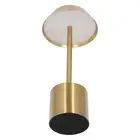 LED Cordless Desk Lamp Gold Rechargeable 3 Color Touch Dimmable Battery Opera AU