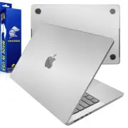 Armorsuit White Aluminum Satin Skin Wrap Film for Macbook Pro M2 2023 14 inch