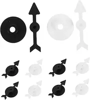 ifundom DIY Board Game Accessories 10pcs Plastic Arrows Turntable Pointers for Classroom Games