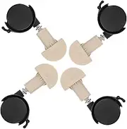 Abaodam 4 Pcs Swivel Pet Carrier Casters for Dog Cat Cages Easy Assembly Mobility Secure Design for Improved Stability Furniture Rollers for Pet Owners